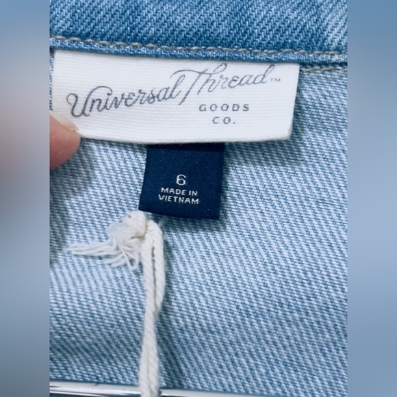 Universal Thread Light Wash 6 Woman's long sleeve dress - Picture 10 of 15